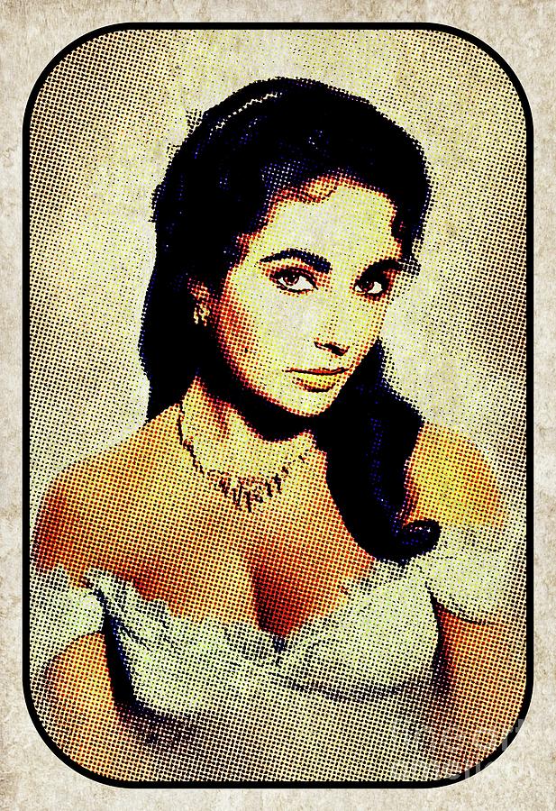 Elizabeth Taylor, Hollywood Legend Digital Art by Esoterica Art Agency ...