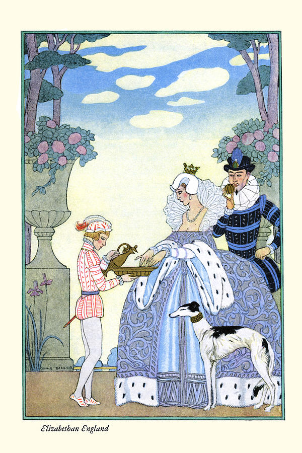 Elizabethan England Painting by George Barbier