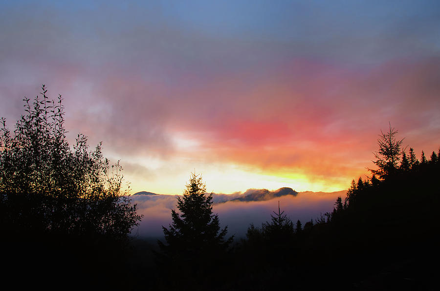 Elk Ridge Sunrise Photograph by Debra Baldwin