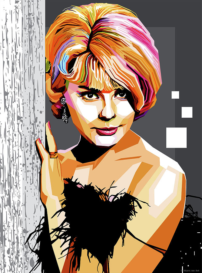 Hollywood Digital Art - Elke Sommer by Movie World Posters
