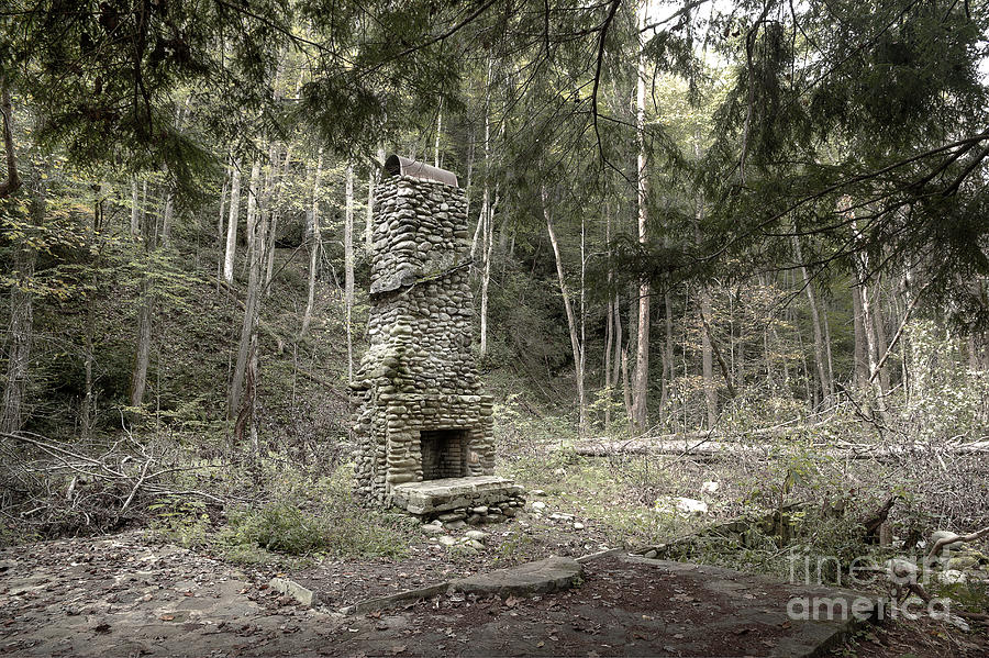 Elkmont Chimney Remains 14 Photograph by Mike Eingle