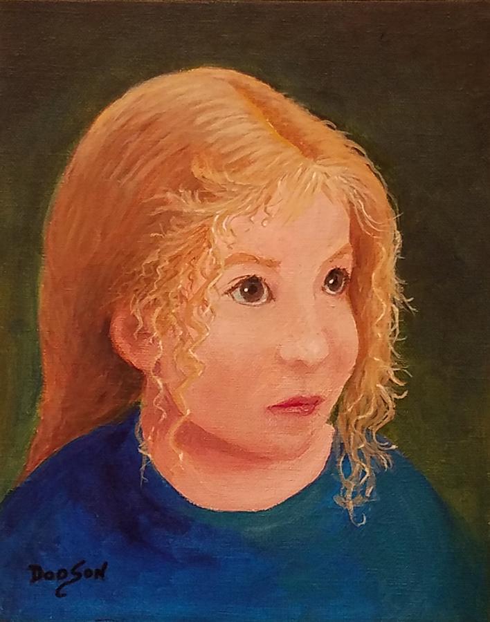 Girl Painting - Ella by Dara Dodson Girl Painting - Ella by Dara Dodson