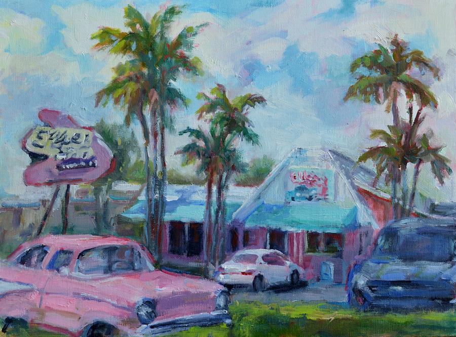 Ellies Diner Painting by Patricia Maguire