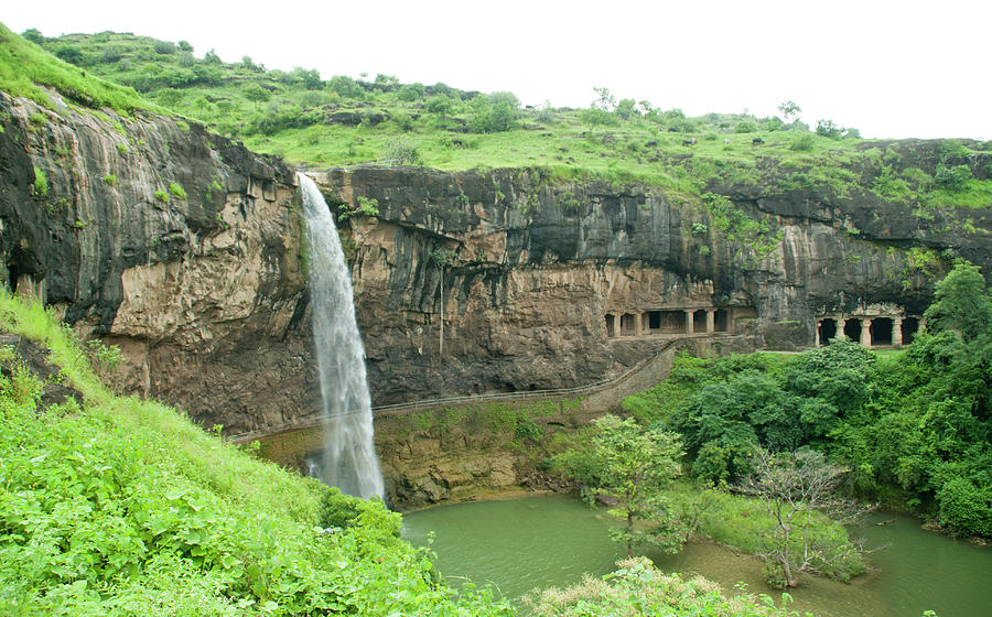 Ellora Overview From Outside Photograph by Copyright With Sapna Kapoor