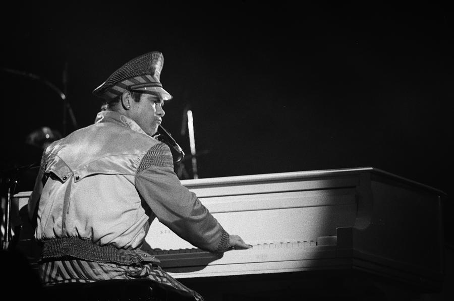 Elton John Performs Live Photograph by Richard Mccaffrey