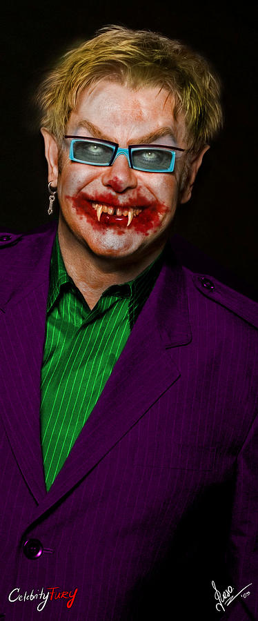 Elton John Digital Art - Elton John by Queso Espinosa Elton John Digital Art - Elton John by Queso Espinosa
