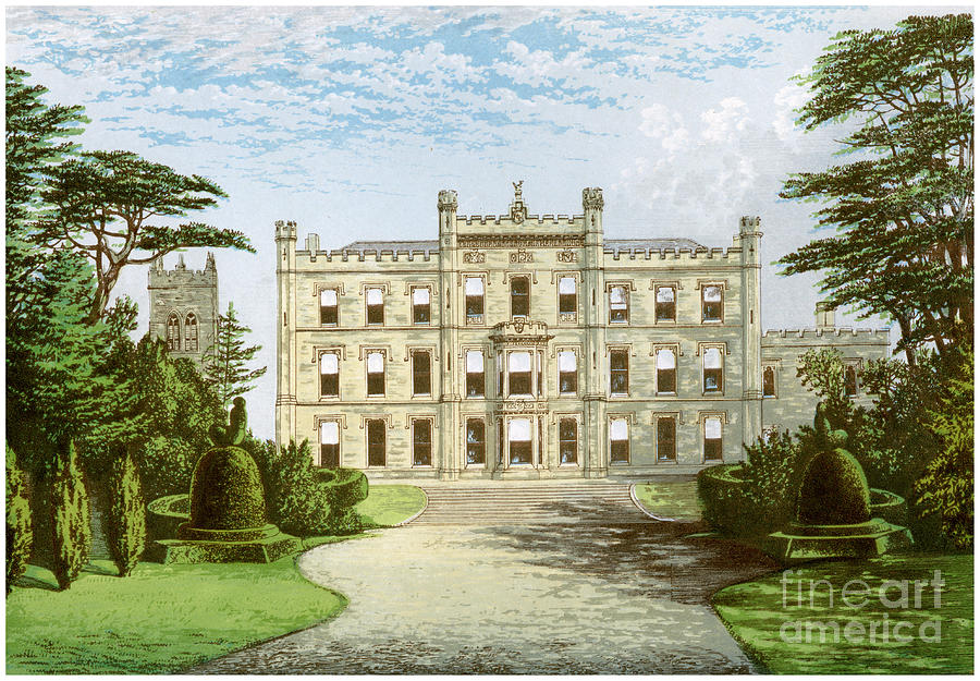 Elvaston Castle, Derbyshire, Home Drawing by Print Collector