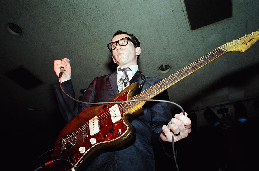 Elvis Costello Performs Live Photograph by Richard Mccaffrey