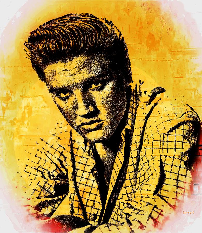 Elvis Digital Art by Don Barrett - Fine Art America