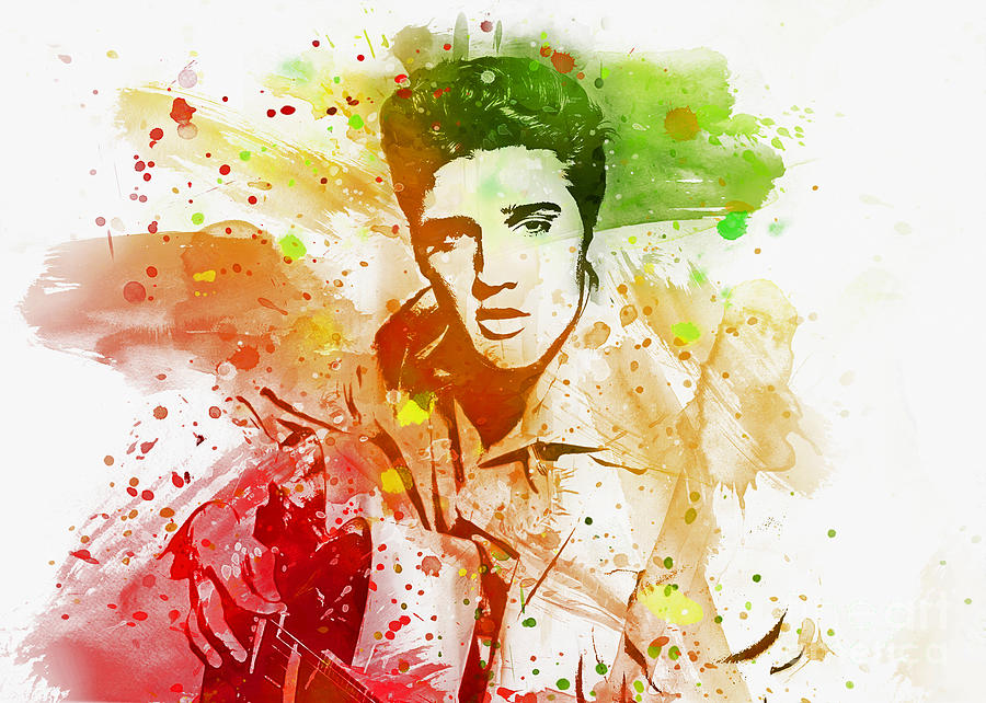 Elvis Presley Digital Art - Elvis by Ian Mitchell