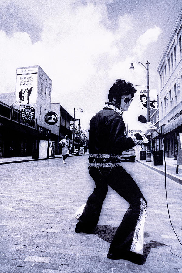 Elvis Impersonator, Beale Street Photograph by John Coletti