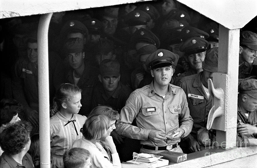 Elvis On Board The Uss Randall Photograph by Alfred Wertheimer Elvis On Board The Uss Randall Photograph by Alfred Wertheimer