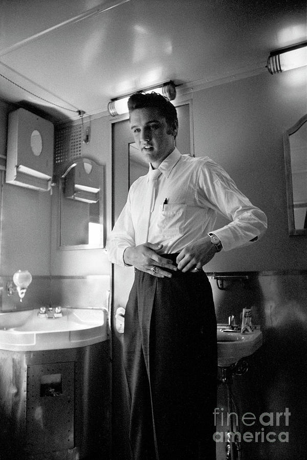 Elvis On The Train Home Photograph by Alfred Wertheimer Elvis On The Train Home Photograph by Alfred Wertheimer