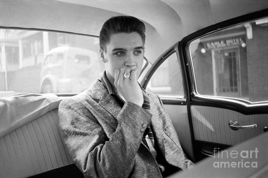 Elvis Presley In A Car Photograph by Alfred Wertheimer Elvis Presley In A Car Photograph by Alfred Wertheimer