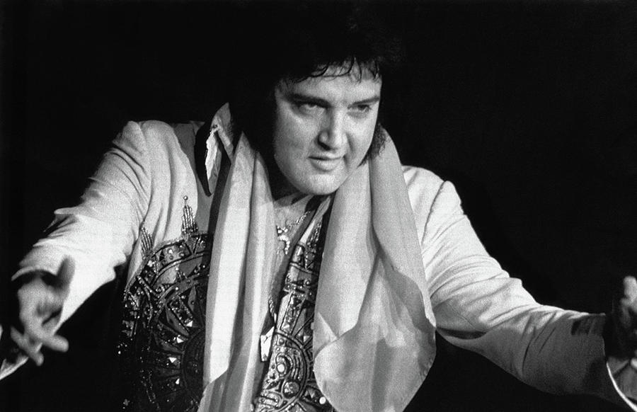 Elvis Presley Performing Photograph by Bettmann
