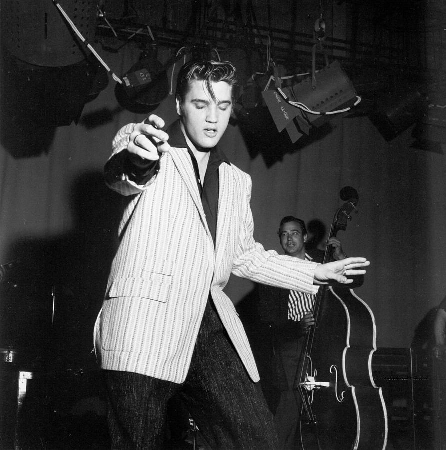 Elvis Rehearsing For Milton Berle Photograph by Michael Ochs Archives