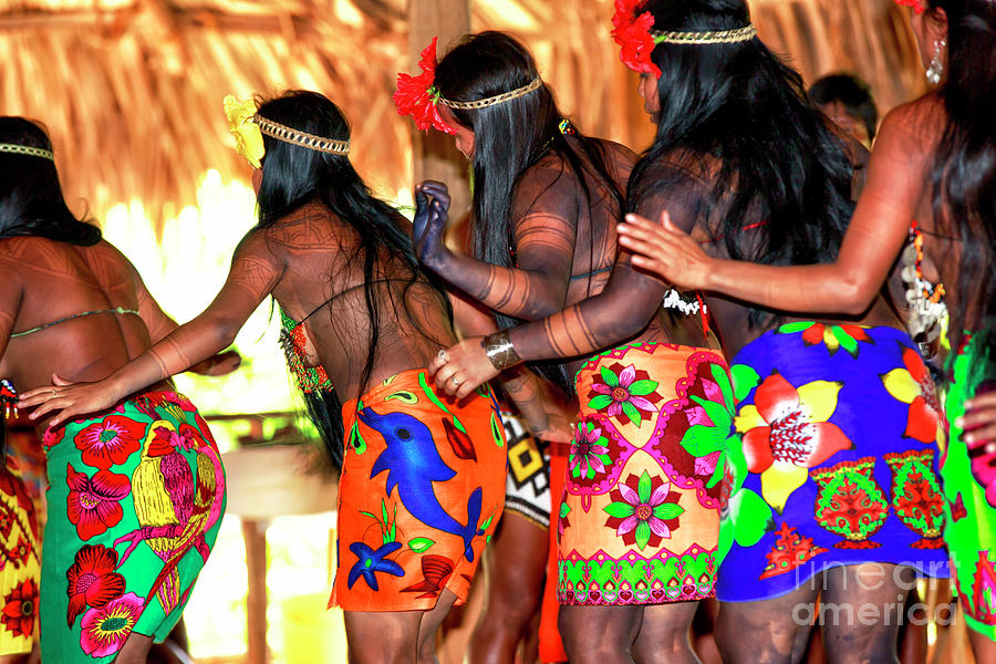 Embera Colors in Panama Photograph by John Rizzuto