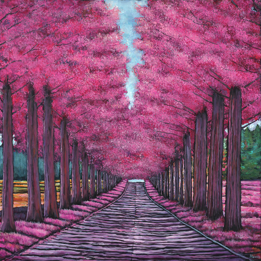 Nature Painting - Emerald Avenue by Johnathan Harris