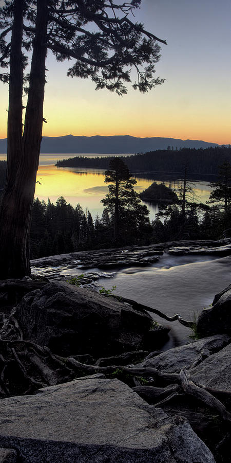 Emerald Bay Lake Tahoe vertical Photograph by Dave Dilli