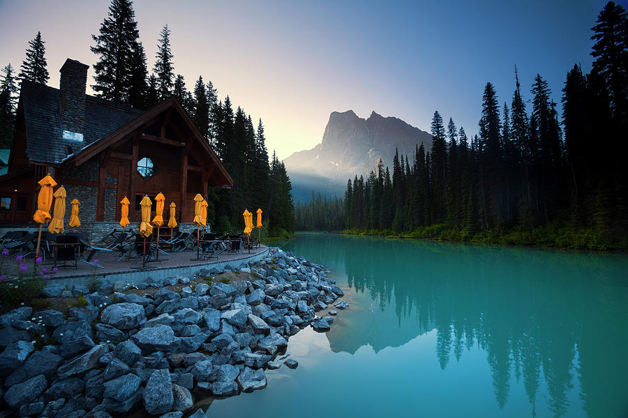 Emerald Lake Lodge Photograph by Dan prat