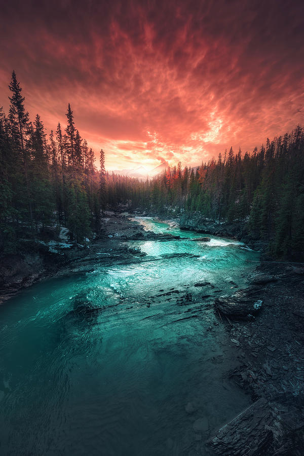 Emerald River Photograph - Emerald River by Calibreus Emerald River Photograph - Emerald River by Calibreus