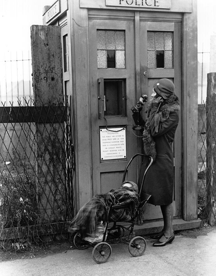 Emergency Call Box Photograph by Fox Photos