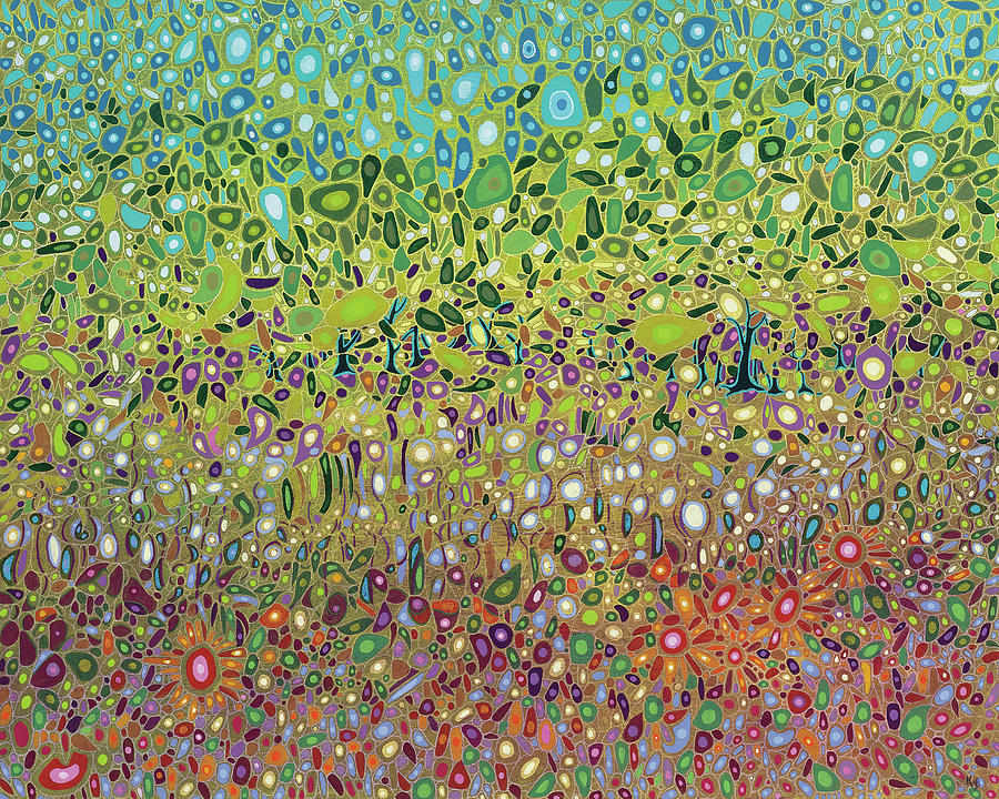 Emerging From the Field Painting by Karen Williams-Brusubardis