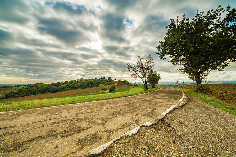 Emilia Romagna, Italy, fields on hills Photograph by Vivida Photo PC