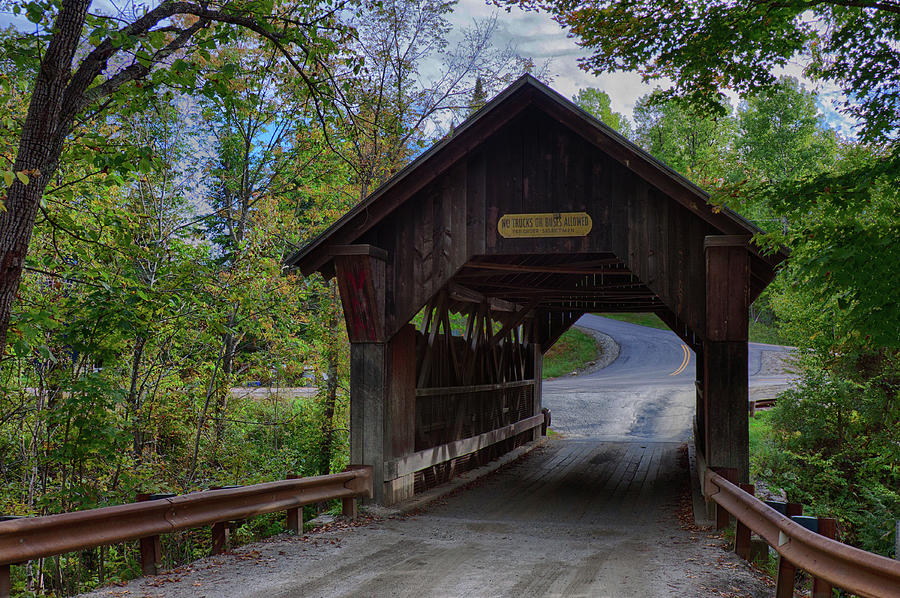 Emilys Covered Bridge In Stowe Vermont Photograph