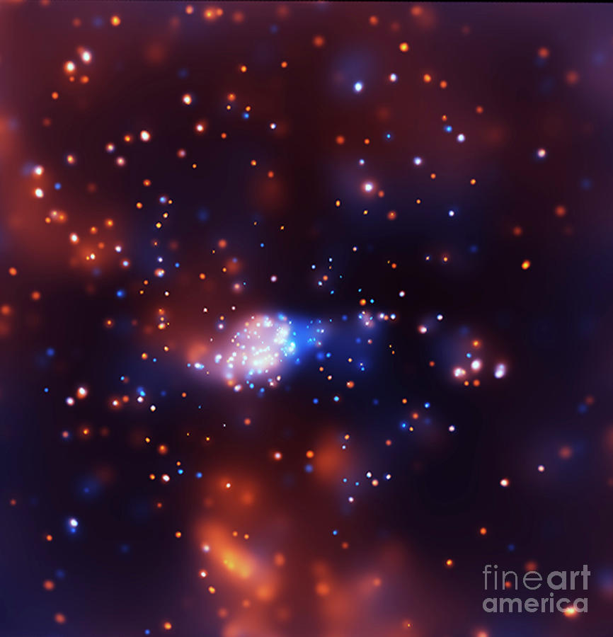 Emission Nebula Ngc 3576 Photograph by Nasa/cxc/penn State Univ./science Photo Library