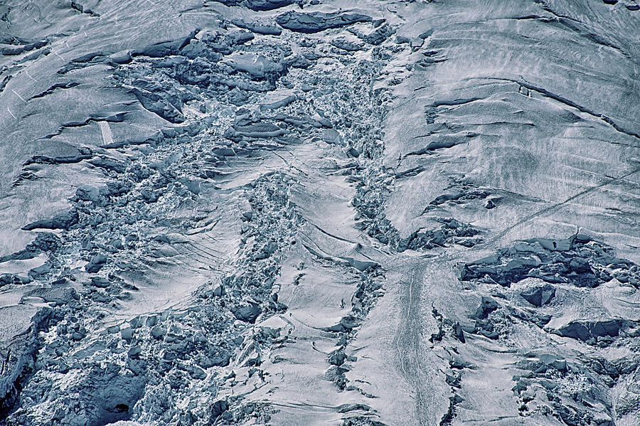 Emmons Glacier on Mount Rainier Photograph by Steve Estvanik