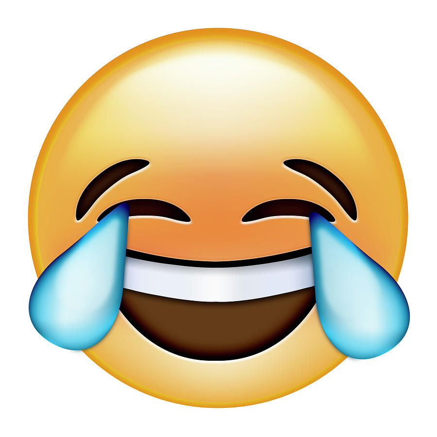 Emoji Cry Laugh Digital Art By Ali Lynne Pixels