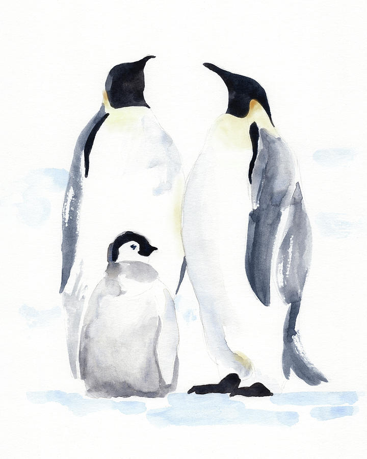 Emperor Penguins II Painting by Jacob Green - Fine Art America