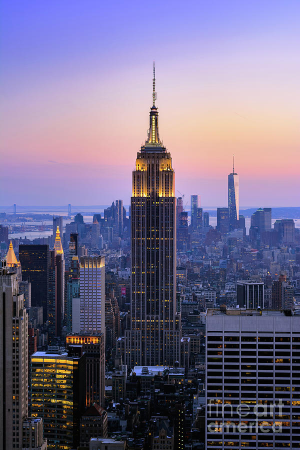 Empire State Building And City Photograph by Wayfarerlife Photography
