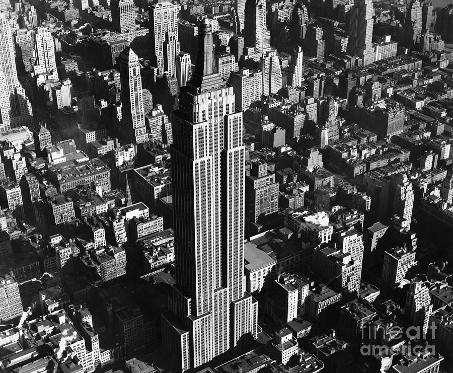 Empire State Building And Surroundings Photograph by Bettmann