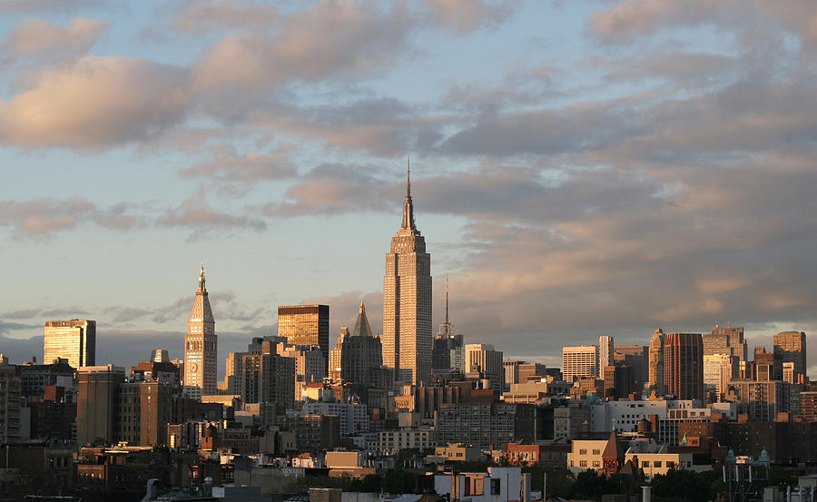 Empire State Building At Dusk Photograph by Shadrack