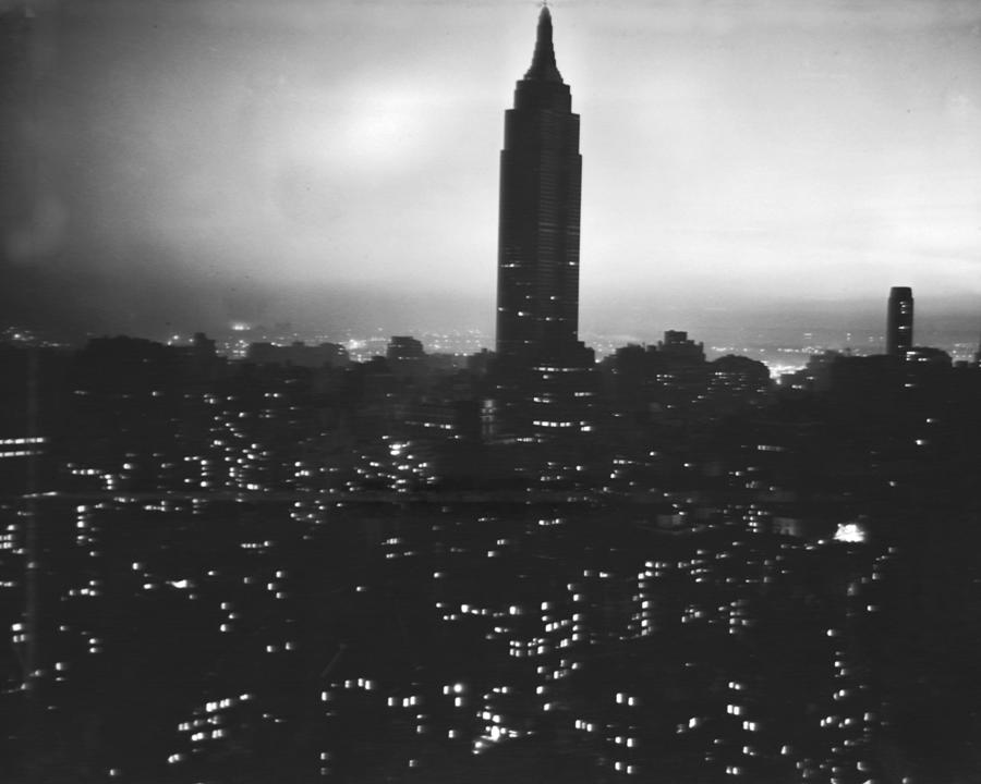 Empire State Building During The Photograph by New York Daily News Archive