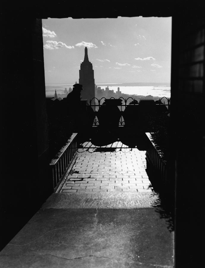 Empire State Building From Penthouse Photograph by Bert Morgan