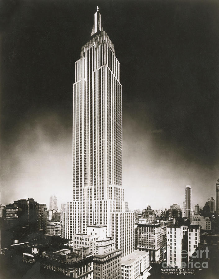 Empire State Building In 1931 Photograph By Bettmann Fine Art America