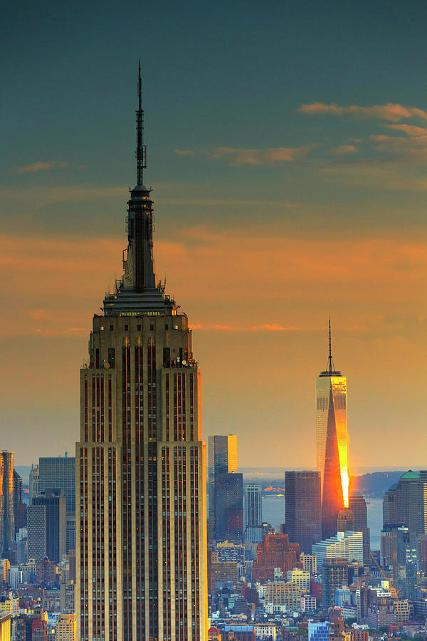 Empire State Building, Nyc Digital Art by Maurizio Rellini - Fine Art ...
