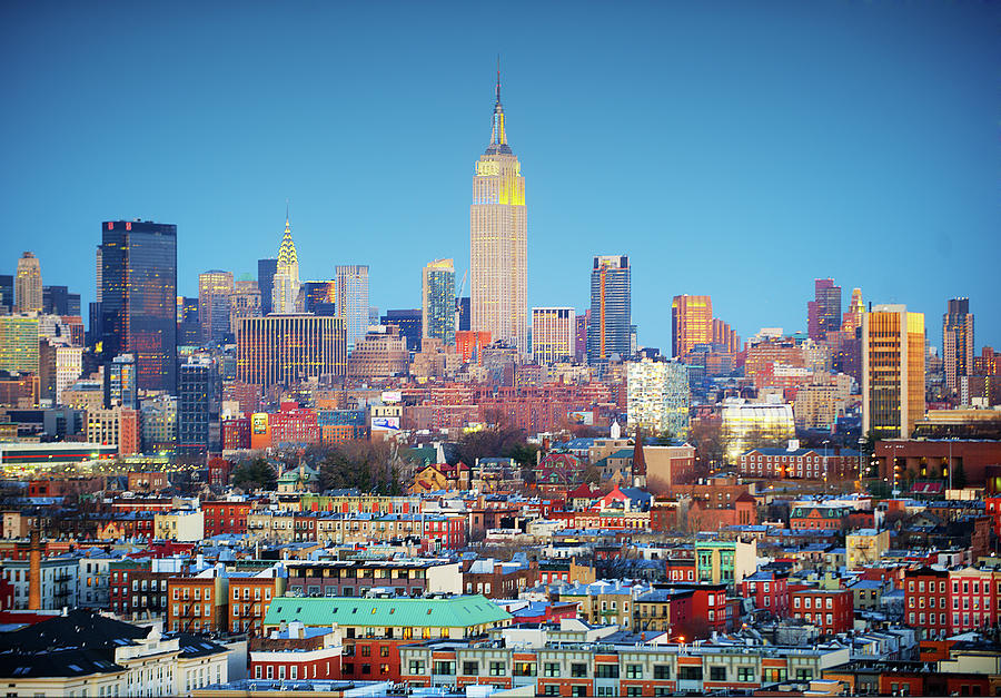 Empire State Building On Superbowl Day Photograph by Tony Shi Photography