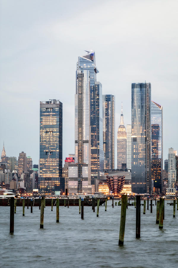 Empire State NYC Hudson Yards  Photograph by Susan Candelario