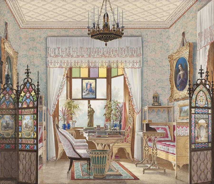 Empress Alexandra Feodorovnas Sitting  Room  Cottage Palace 