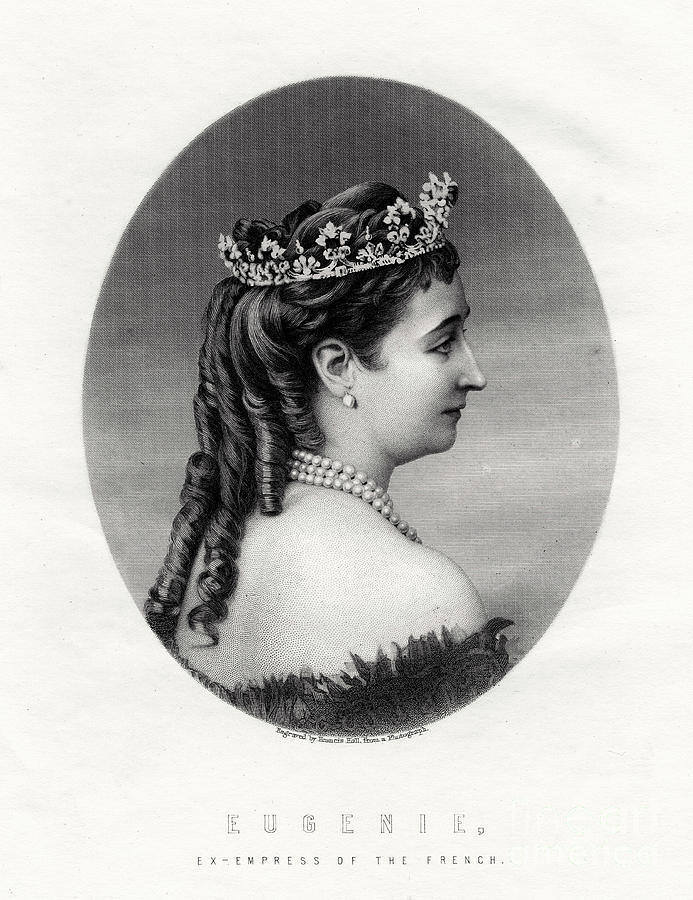 Empress Eugenie, 1826-1920, Empress Drawing by Print Collector