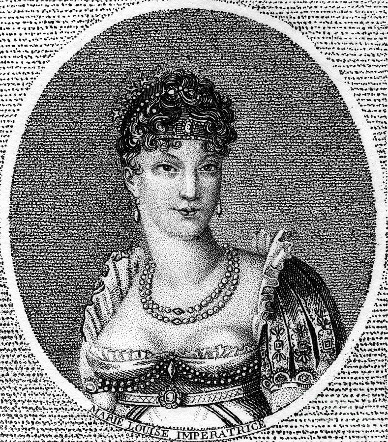 Empress Marie Louise, Empress Drawing by Print Collector