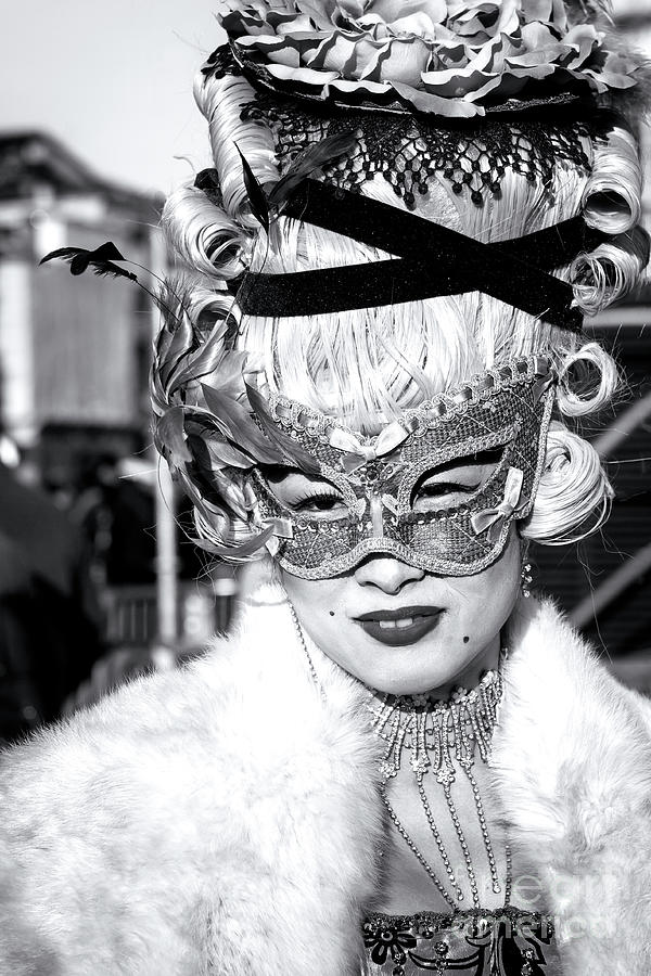 Empress of the Carnival in Venice 2009 Photograph by John Rizzuto