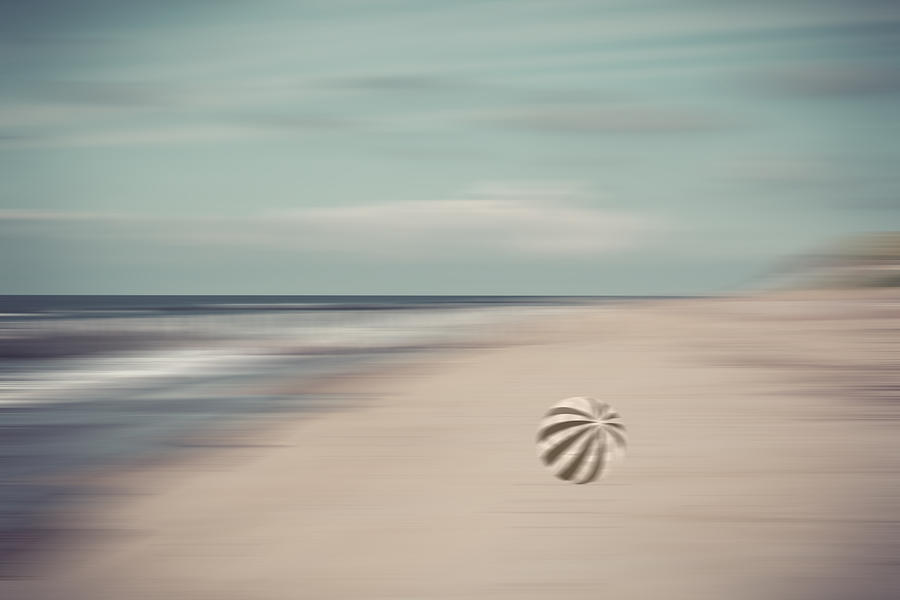 Empty Beach Photograph by Bernardine De Laat