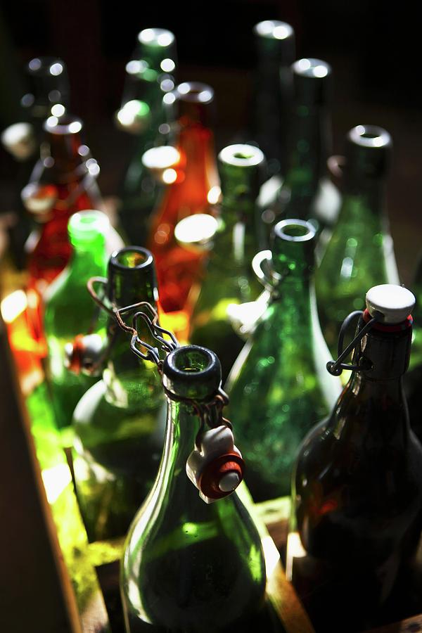 Empty Beer Bottles With Flip-top Caps Photograph by Jalag / Mathias ...