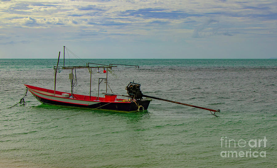 Empty Boat Photograph by Nigel Photogarphy