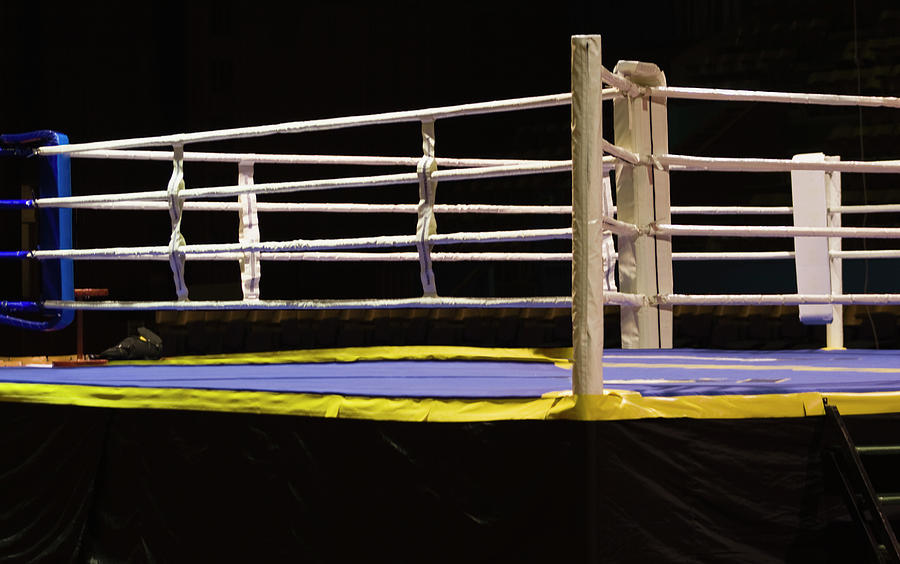 Download Boxing Ring Empty Seats Background | Wallpapers.com